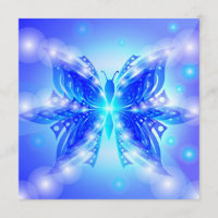 Papillon d'invitation Abstrait