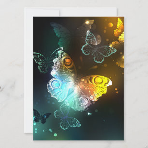 Save The Date Papillon lumineux et papillons de nuit