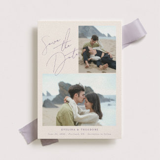 Save The Date Parker 2 photo mariage Enregistrer la date