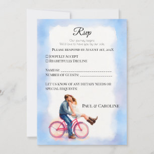 Save The Date Parti d'engagement de couple romantique Décontract