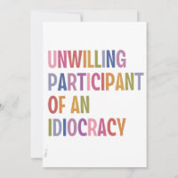 Participant réticent d'une idéocratie anti-Trump