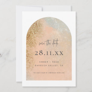 Save The Date Parties scintillant Blush Pink & Gold Faux
