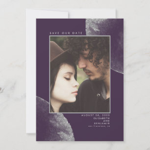 Save The Date Parties scintillant d'argent, poupée violette Enre