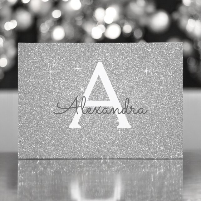 Save The Date Parties scintillant étincelante en argent Sweet 16 (Créateur téléchargé)