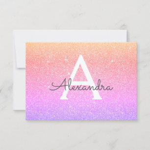 Save The Date Parties scintillant rose violet étincelle Douce 16