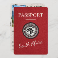 Passeport Afrique du Sud Rouge