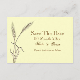 Save The Date Pays blé enregistrer la date #2