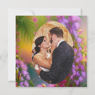 Save The Date Paysage fantastique, tropical et rêveur  