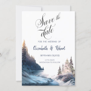Save The Date Paysage, Nature, Forêt Enregistrer La Date