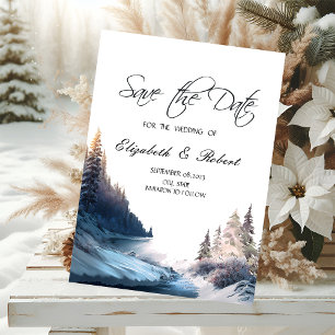 Save The Date Paysage, Nature, Rivière Forestière Économisez La