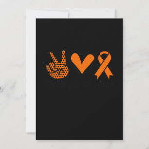 Save The Date Peace Love Cure Leukemia Aware