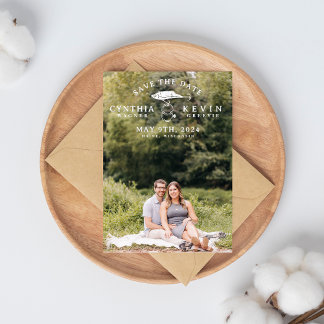 Save The Date Pêche Lure Hooks Cercles Mariages Enregistrer la d