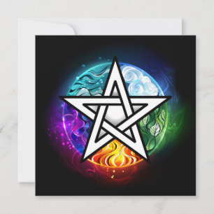Save The Date pentagramme wiccan
