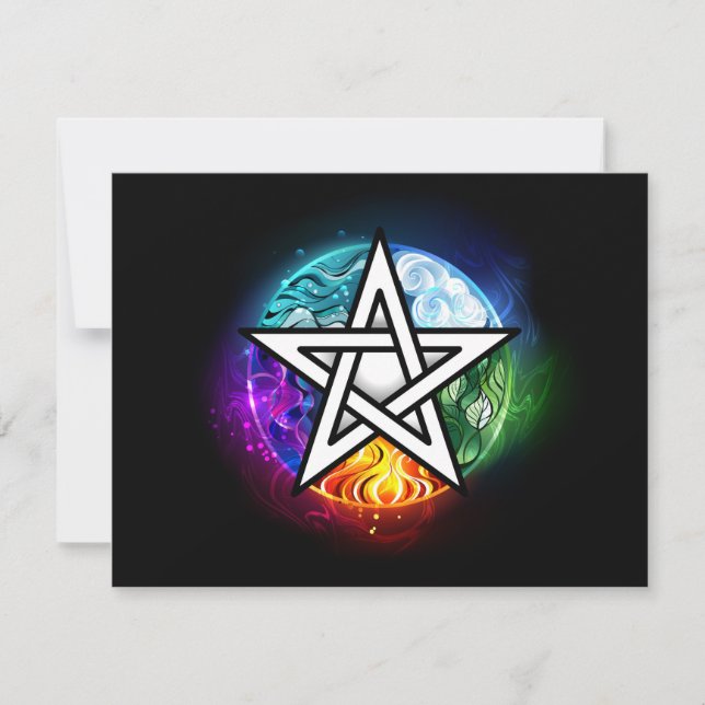 Save The Date pentagramme wiccan (Devant)