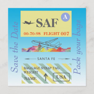 SAVE THE DATE PÈRE NOËL FE, NOUVEAU MEXIQUE SKYLINE WB1 -