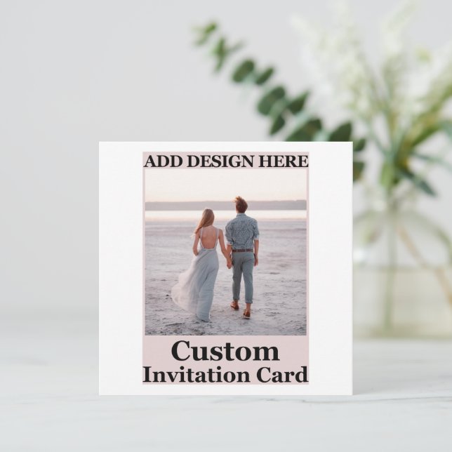 Save The Date Personnalisable, élégant, audacieux et raffiné (Debout devant)