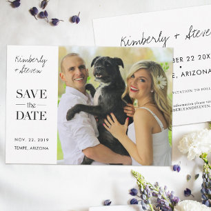 Save The Date Personnalisé Enregistrer la date de mariage invite