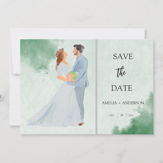 Save The Date Personnaliser la photo (Devant)