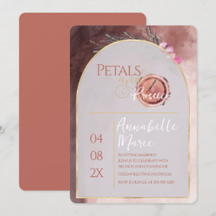 Save The Date Pétales et Wedding shower du ministère public