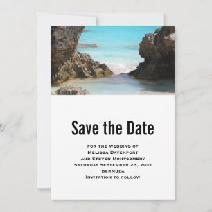 Save The Date Photo Bermuda Coast & Tropical Sea
