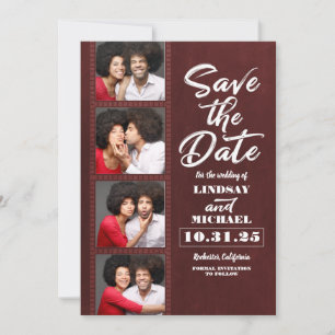 Save The Date Photo Booth Signet thème amusant Enregistrer la da