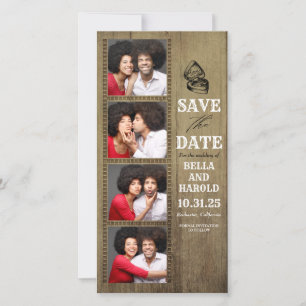 Save The Date Photo Booth Theme Rustic Country Enregistrer la da