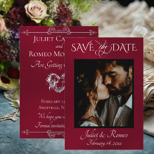 Save The Date Photo & Cœur Enregistrer la date sur Bordeaux