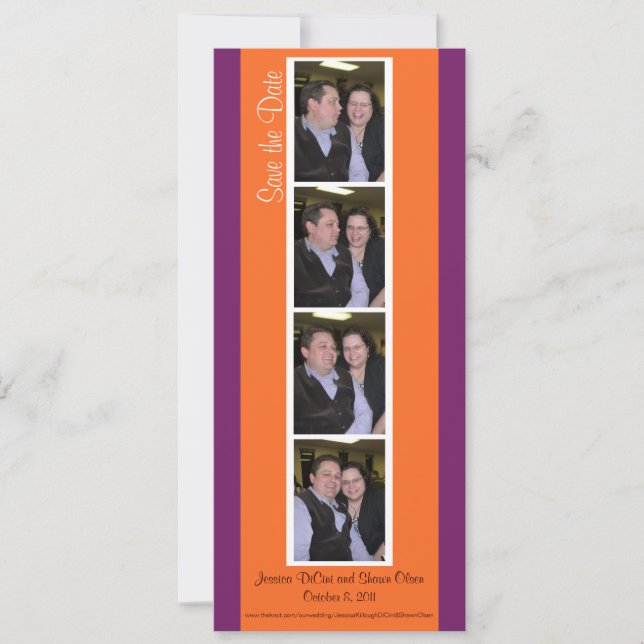 Save The Date Photo Creative Booth Enregistrer la date (Devant)