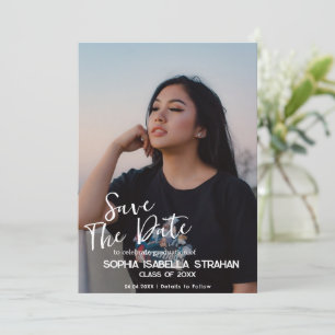 Save The Date Photo De Graduation Enregistrer La Date