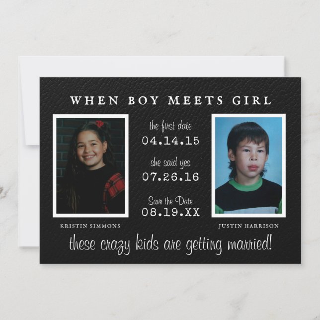 Save The Date Photo de l'année | Photo Enregistrer la date de l' (Devant)