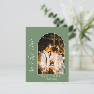 Save The Date Photo de l'Arche élégante avec Script