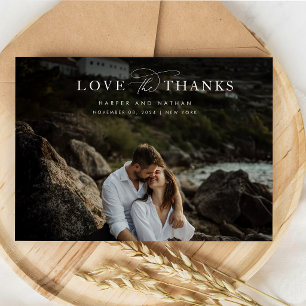 Save The Date Photo de mariage chic moderne côtier