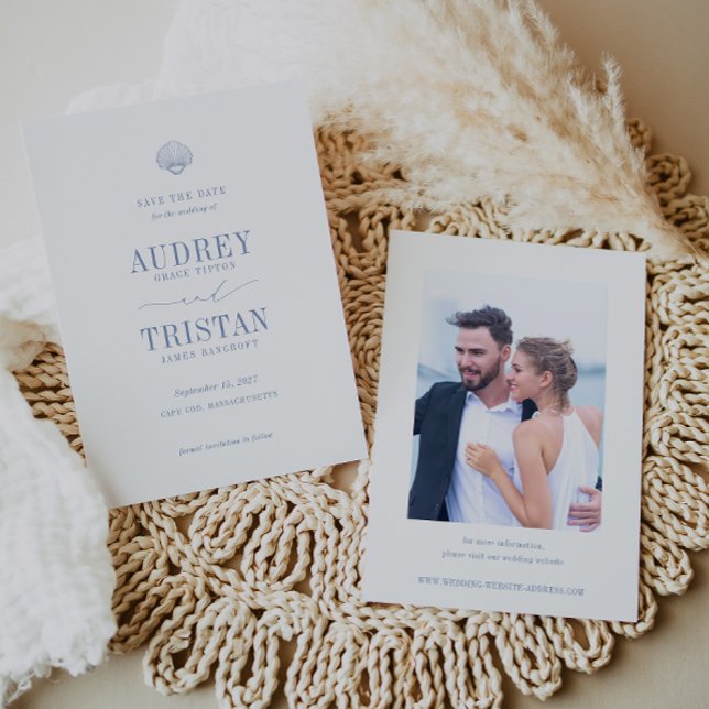 Save The Date Photo de mariage côtier CAPE COD (Créateur téléchargé)