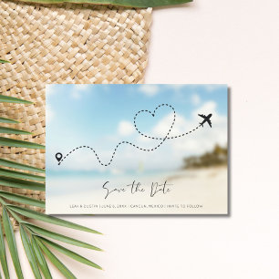 Save The Date Photo de mariage de destination de plage Enregistr