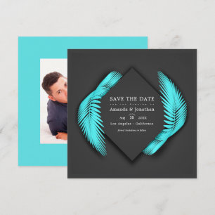 Save The Date Photo de mariage estival élégant sur la plage