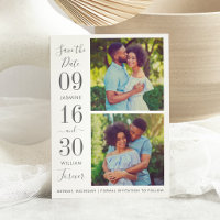 Photo de mariage gris charbon Élégance Moderne
