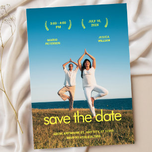 Save The Date Photo de mariage minimaliste