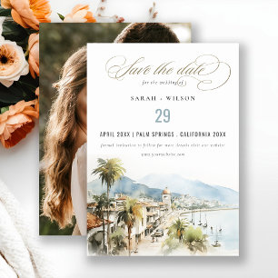 Save The Date Photo de mariage paysage de Santa Marta Colombie