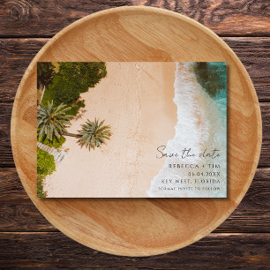 Save The Date Photo de mariage sur la plage