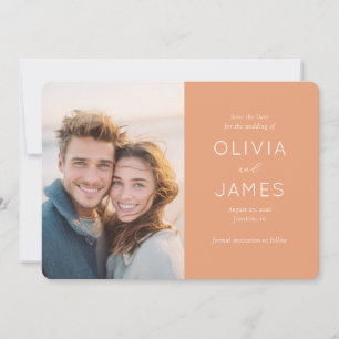 Save The Date Photo de pêche romantique
