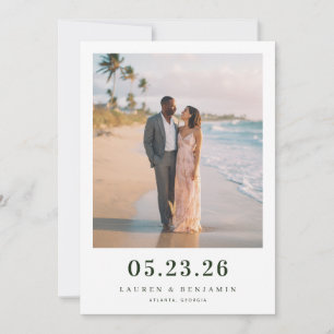 Save The Date Photo de plage romantique