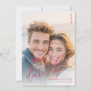 Save The Date Photo de plage romantique et chaleureuse