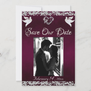 Save The Date Photo, Doves, Coeur d'Argent & Parties scintillant