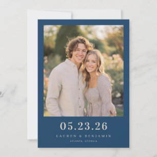 Save The Date Photo joyeuse de la Marine
