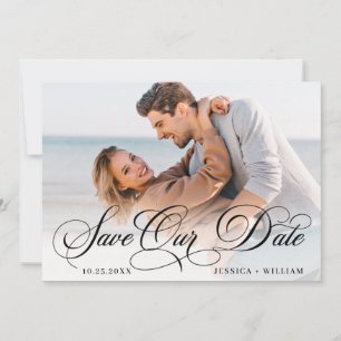 Save The Date PHOTO Mariage Photo Simply Elegant