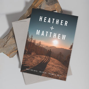 Save The Date Photo Minimal Masculin