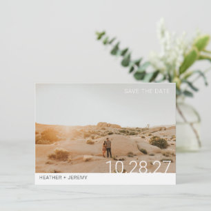 Save The Date Photo minimale