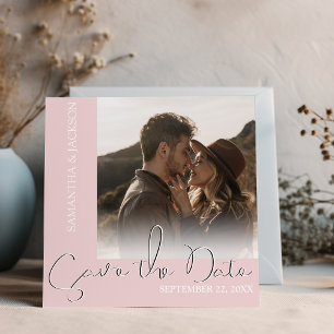 Save The Date Photo Minimaliste Moderne   Sauvegarder La Date