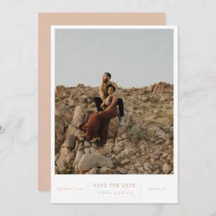 Save The Date Photo moderne chic