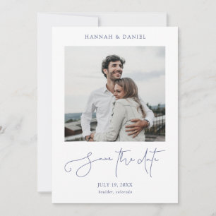 Save The Date Photo moderne simple Enregistrer la date Invitatio
